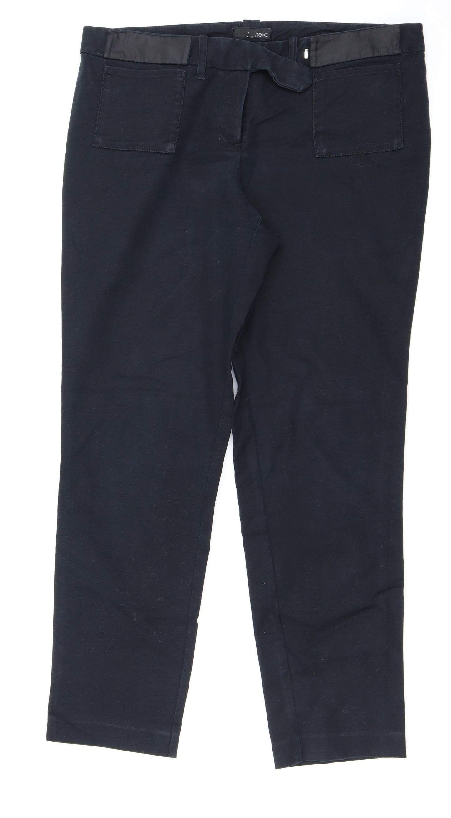 NEXT Womens Black   Straight Jeans Size 12 L25 in