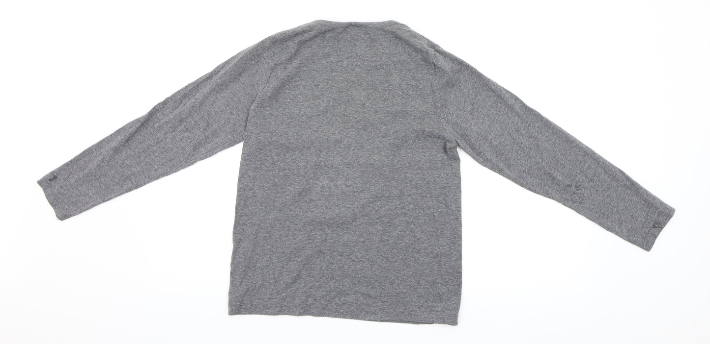 Disney Girls Grey   Basic T-Shirt Size 12-13 Years