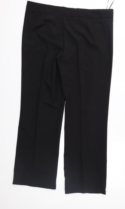 George Womens Black   Trousers  Size 16 L30 in