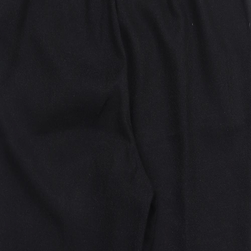 Womens UK Size 10 Papaya Regular Fit  Black Trousers