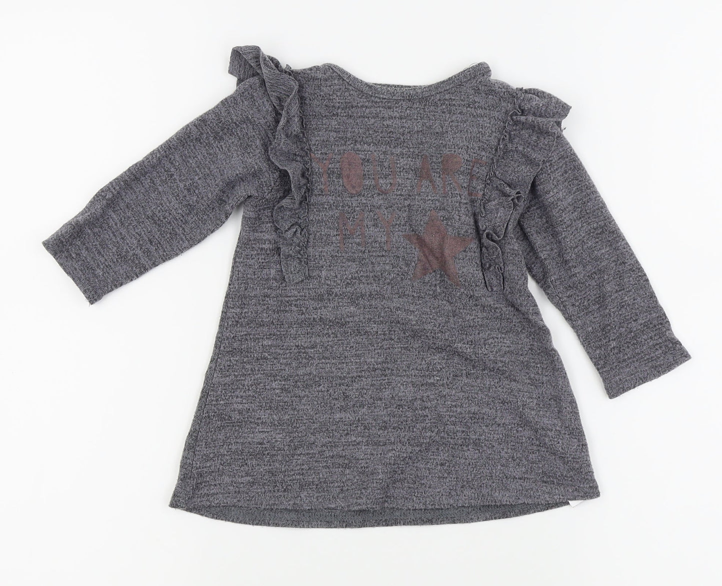 Primark Girls Grey   Fit & Flare  Size 9-12 Months