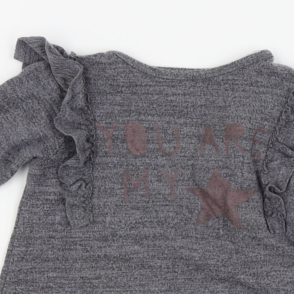 Primark Girls Grey   Fit & Flare  Size 9-12 Months