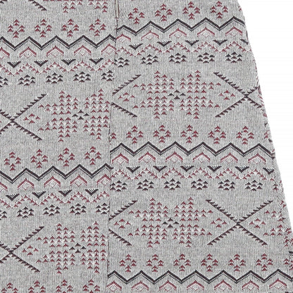 NEXT Womens Purple Geometric  Straight & Pencil Skirt Size 12