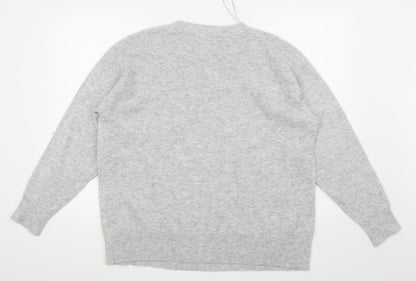 Asda George Womens Grey   Pullover Jumper Size L