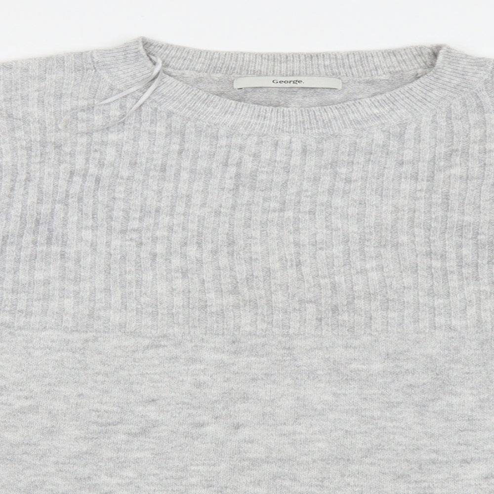Asda George Womens Grey   Pullover Jumper Size L