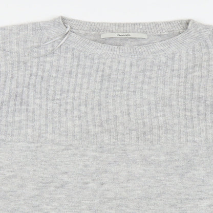 Asda George Womens Grey   Pullover Jumper Size L