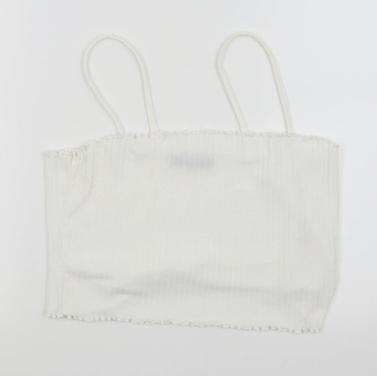 Womens UK Size 18 Boohoo White Camisole Tank
