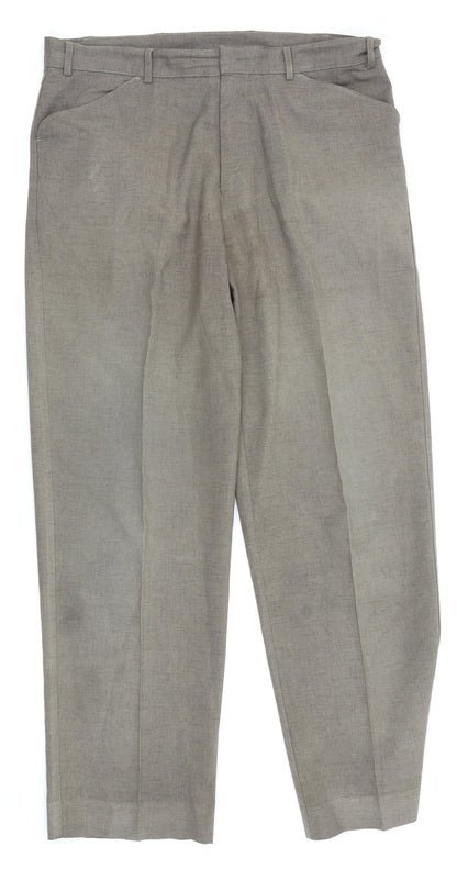 Mens UK Size 36 BHS Regular Fit Sweatpants Brown Trousers