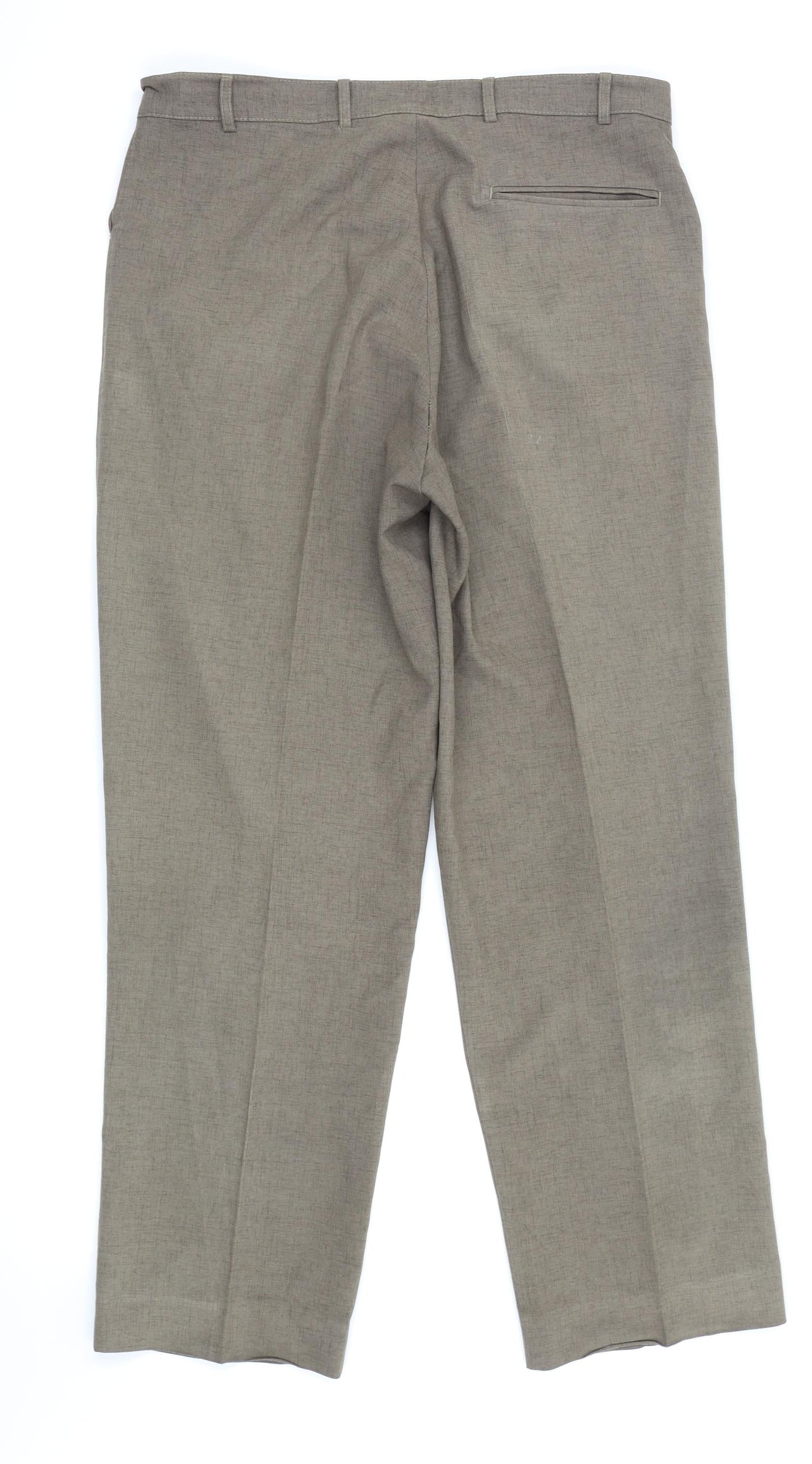 Mens UK Size 36 BHS Regular Fit Sweatpants Brown Trousers
