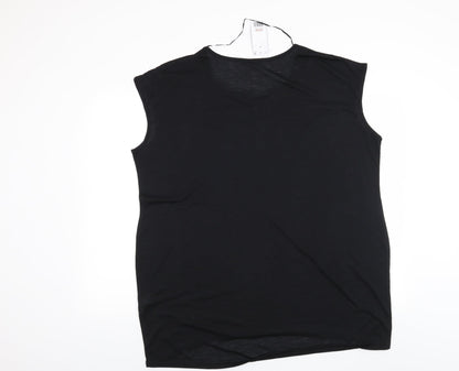 F&F Womens Black   Basic T-Shirt Size 20  - My #Selfie