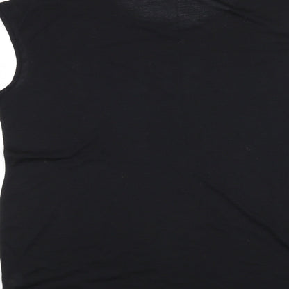 F&F Womens Black   Basic T-Shirt Size 20  - My #Selfie