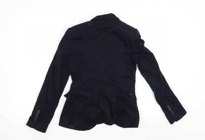 Womens UK Size S Zara Blue Jacket