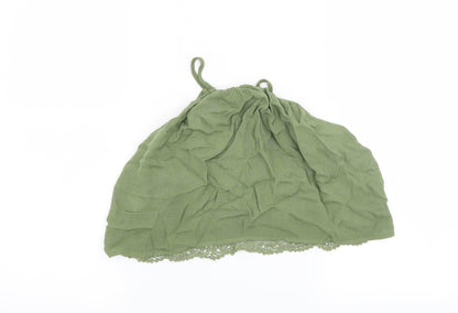 Womens UK Size 8 H&M Green Basic Blouse