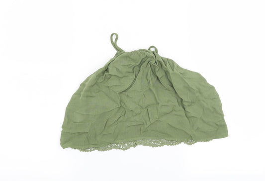 Womens UK Size 8 H&M Green Basic Blouse