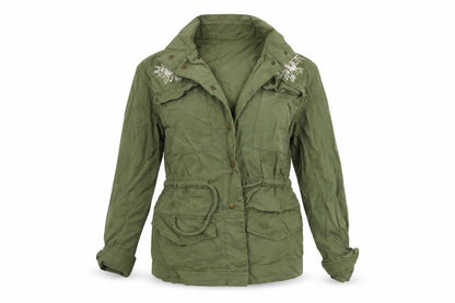 Womens UK Size S Preworn Green Jacket