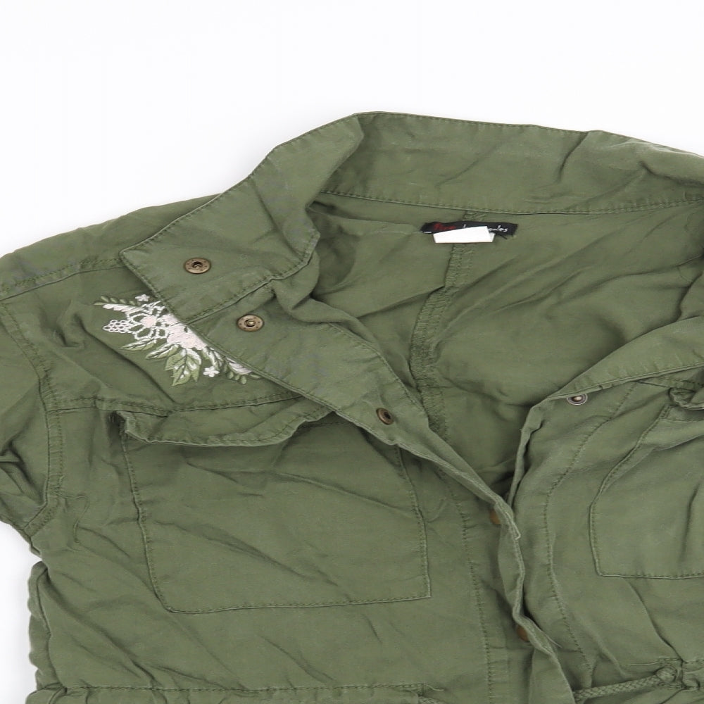 Womens UK Size S Preworn Green Jacket