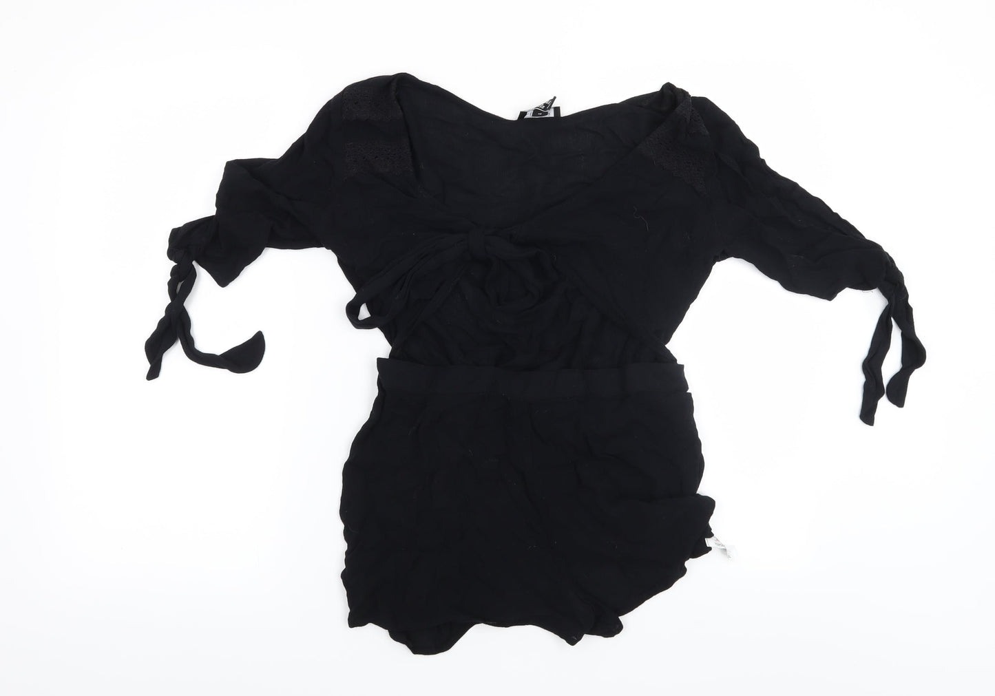 New Look Womens Black   Playsuit One-Piece Size M