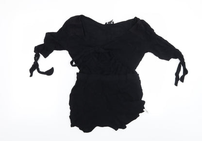 New Look Womens Black   Playsuit One-Piece Size M