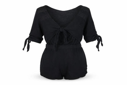 Womens UK Size M New Look One-Piece Black Playsuit