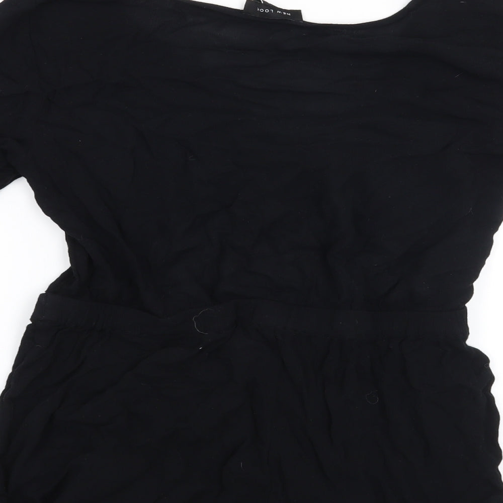 New Look Womens Black   Playsuit One-Piece Size M