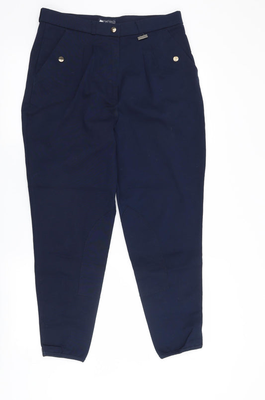 Womens UK Size 30 in Dublin Regular Fit  Blue Trousers