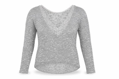 Womens UK Size XS VILA Grey Basic T-Shirt