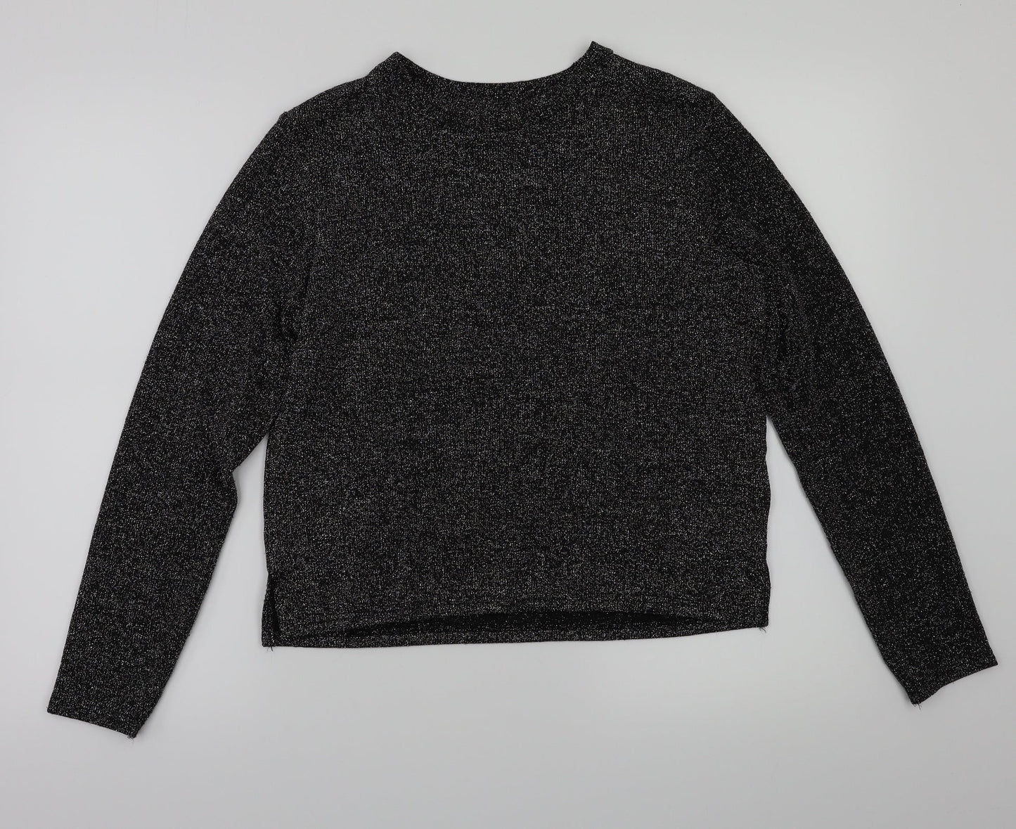 Womens UK Size XS H&M Grey Basic T-Shirt