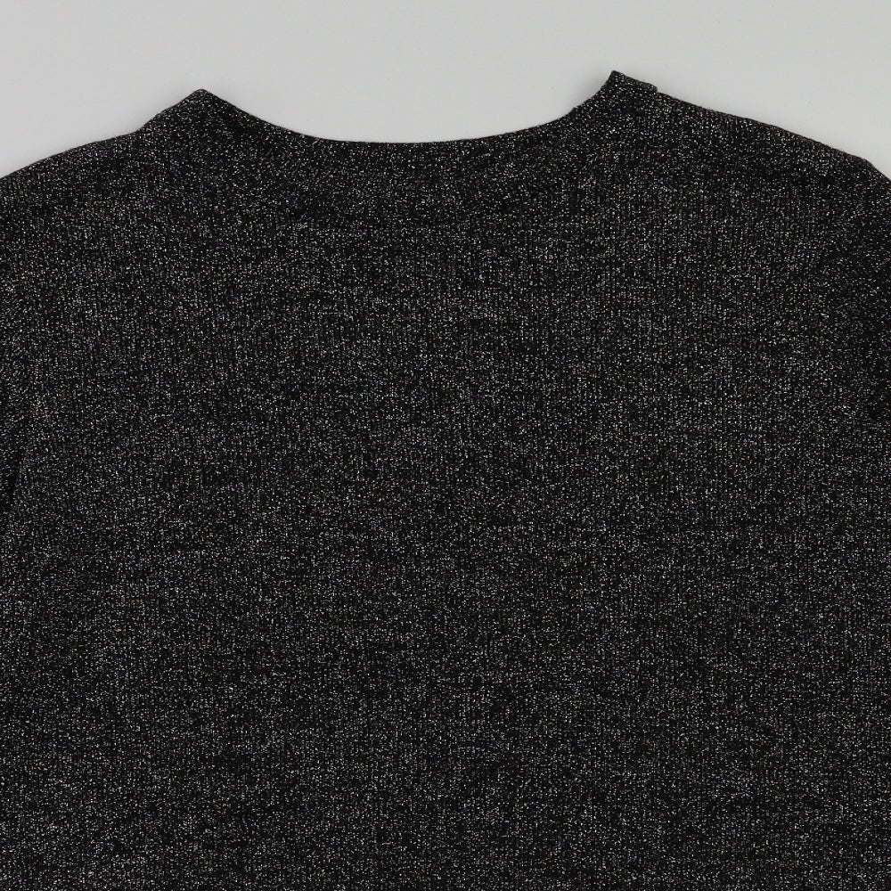 Womens UK Size XS H&M Grey Basic T-Shirt
