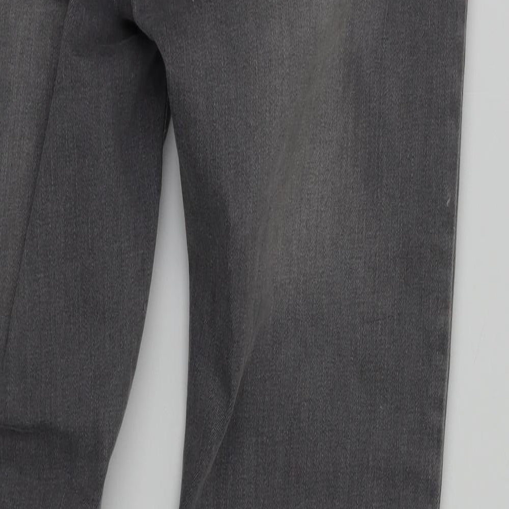 Preworn Womens Grey   Skinny Jeans Size 30 L29 in