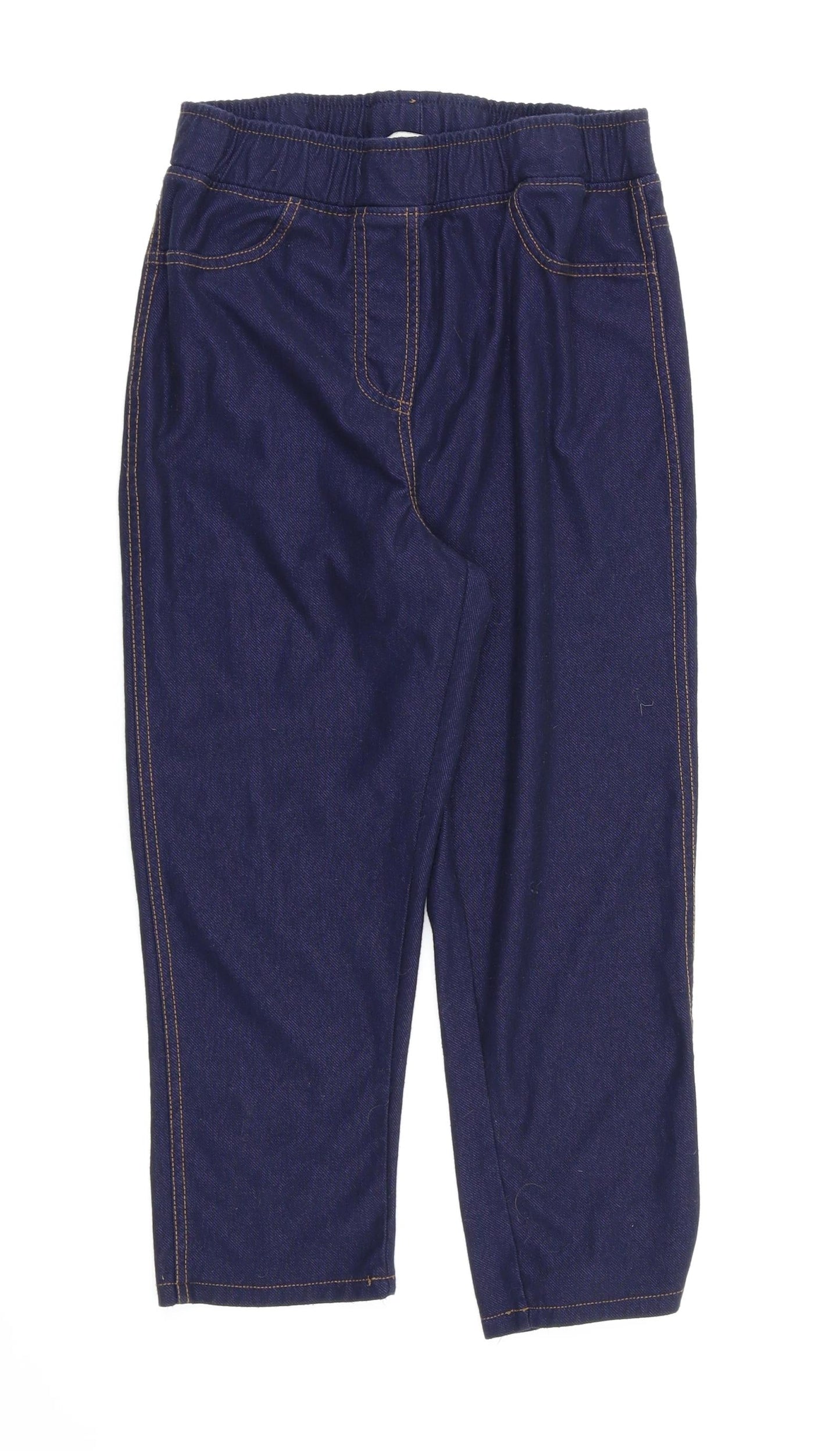 Payapa Girls Blue Ikat  Jegging Trousers Size 10-11 Years