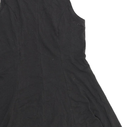 Preworn Womens Black   Fit & Flare  Size M