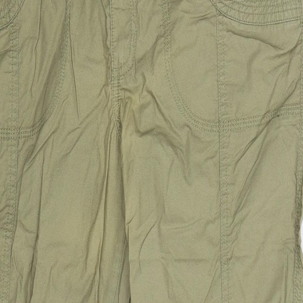 TU Womens Green   Chino Trousers Size 12 L24 in