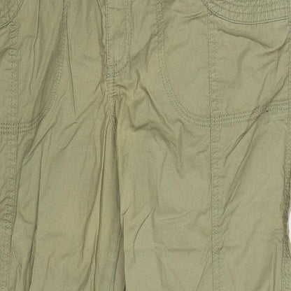 TU Womens Green   Chino Trousers Size 12 L24 in