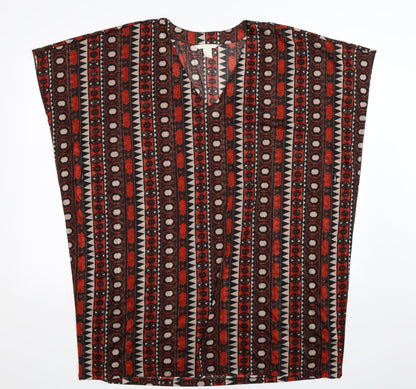 Womens UK Size L H&M Multicoloured Basic Blouse