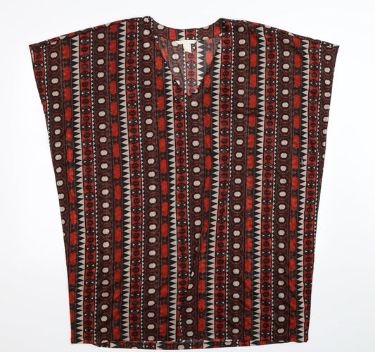 Womens UK Size L H&M Multicoloured Basic Blouse