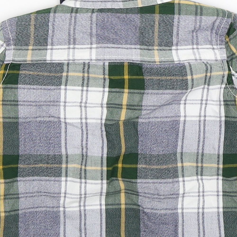 Marks and Spencer Boys Multicoloured Check  Basic Button-Up Size 18-24 Months