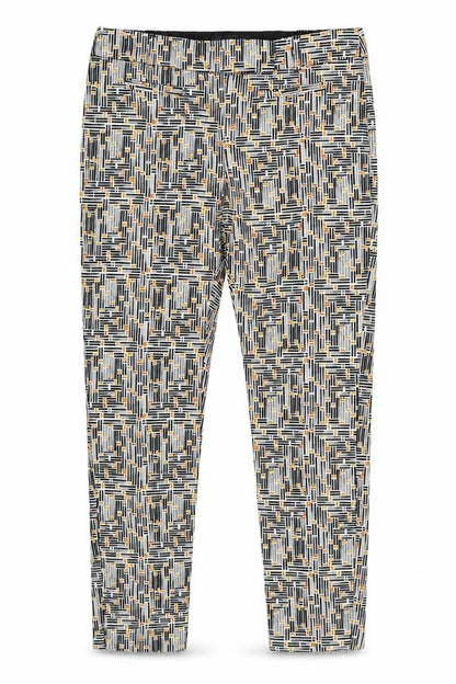 Next Womens Multicoloured Geometric  Trousers  Size 8 L26 in
