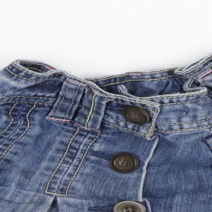 NEXT Girls Blue  Denim Flare Skirt Size 3 Years