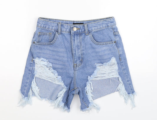 Womens UK Size 6 Momokrom Extra-Slim Fit Hot Pants Shorts