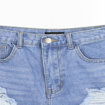Womens UK Size 6 Momokrom Extra-Slim Fit Hot Pants Shorts