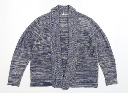 Marks and Spencer Womens Blue  Knit Cardigan Jumper Size 14