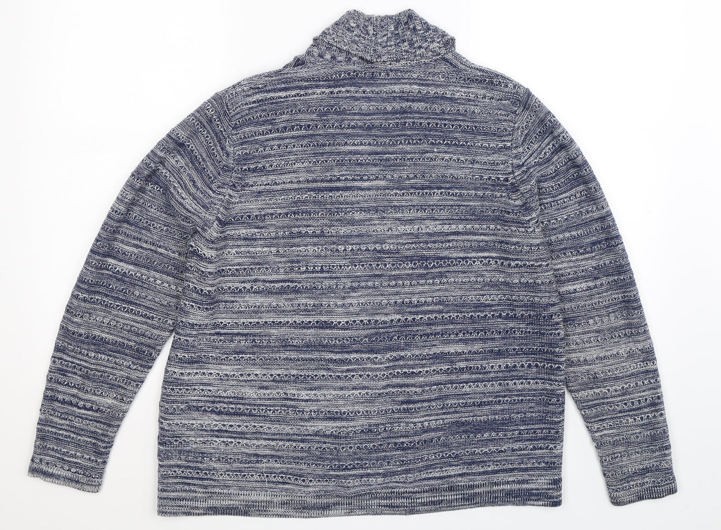 Marks and Spencer Womens Blue  Knit Cardigan Jumper Size 14
