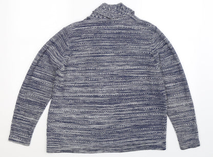 Marks and Spencer Womens Blue  Knit Cardigan Jumper Size 14