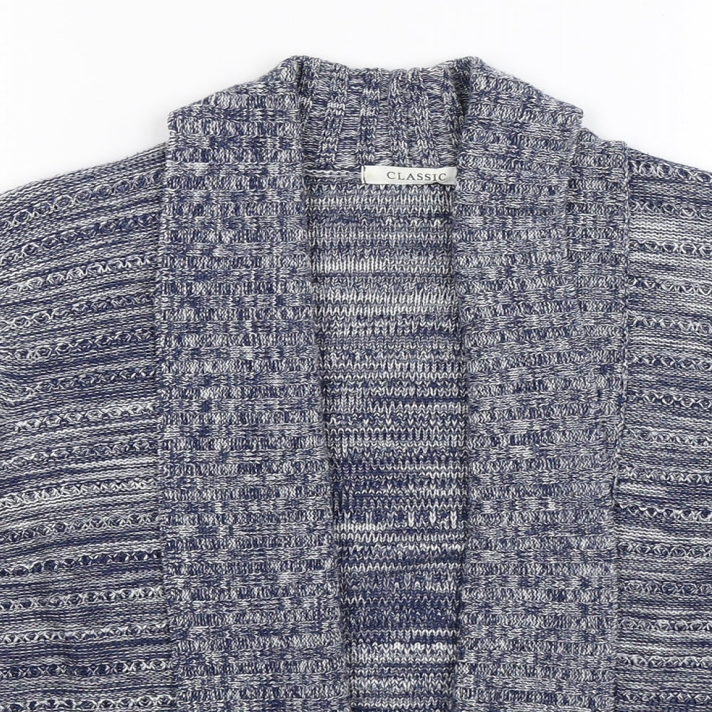 Marks and Spencer Womens Blue  Knit Cardigan Jumper Size 14