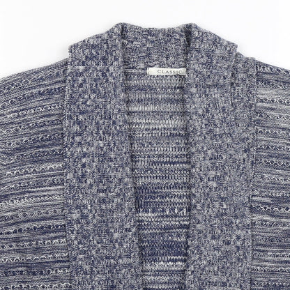 Marks and Spencer Womens Blue  Knit Cardigan Jumper Size 14