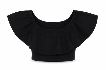 Miss Selfridge Womens Black   Cropped Tank Size 6