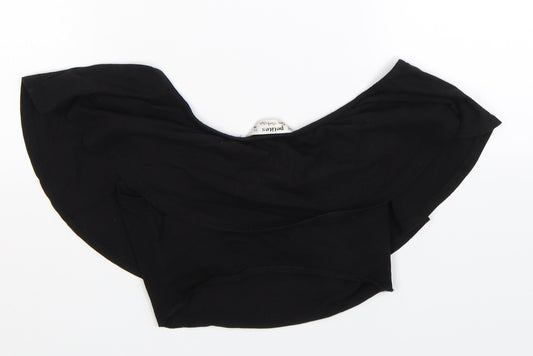 Miss Selfridge Womens Black   Cropped Tank Size 6