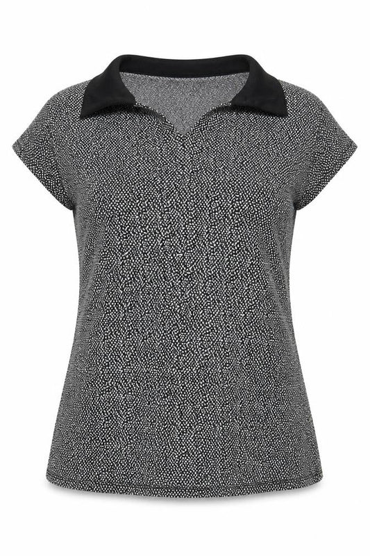 Dorothy Perkins Womens Black   Ringer Blouse Size 14