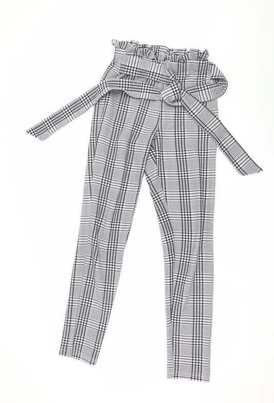 Womens UK Size XS Shien Regular Fit Dress Pants Grey Trousers