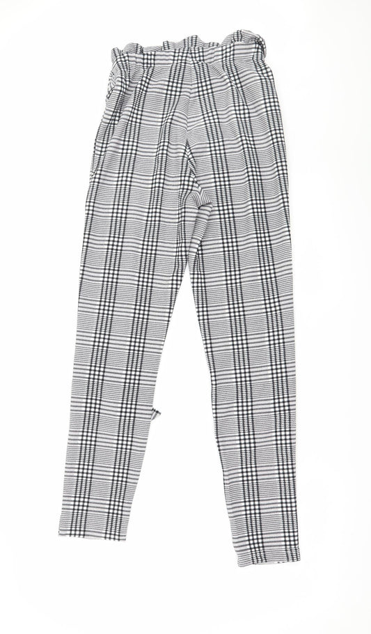 Womens UK Size XS Shien Regular Fit Dress Pants Grey Trousers